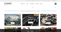 Desktop Screenshot of peakbike.dk